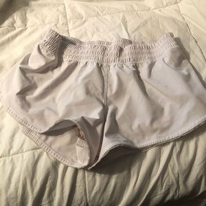White Lululemon Shorts